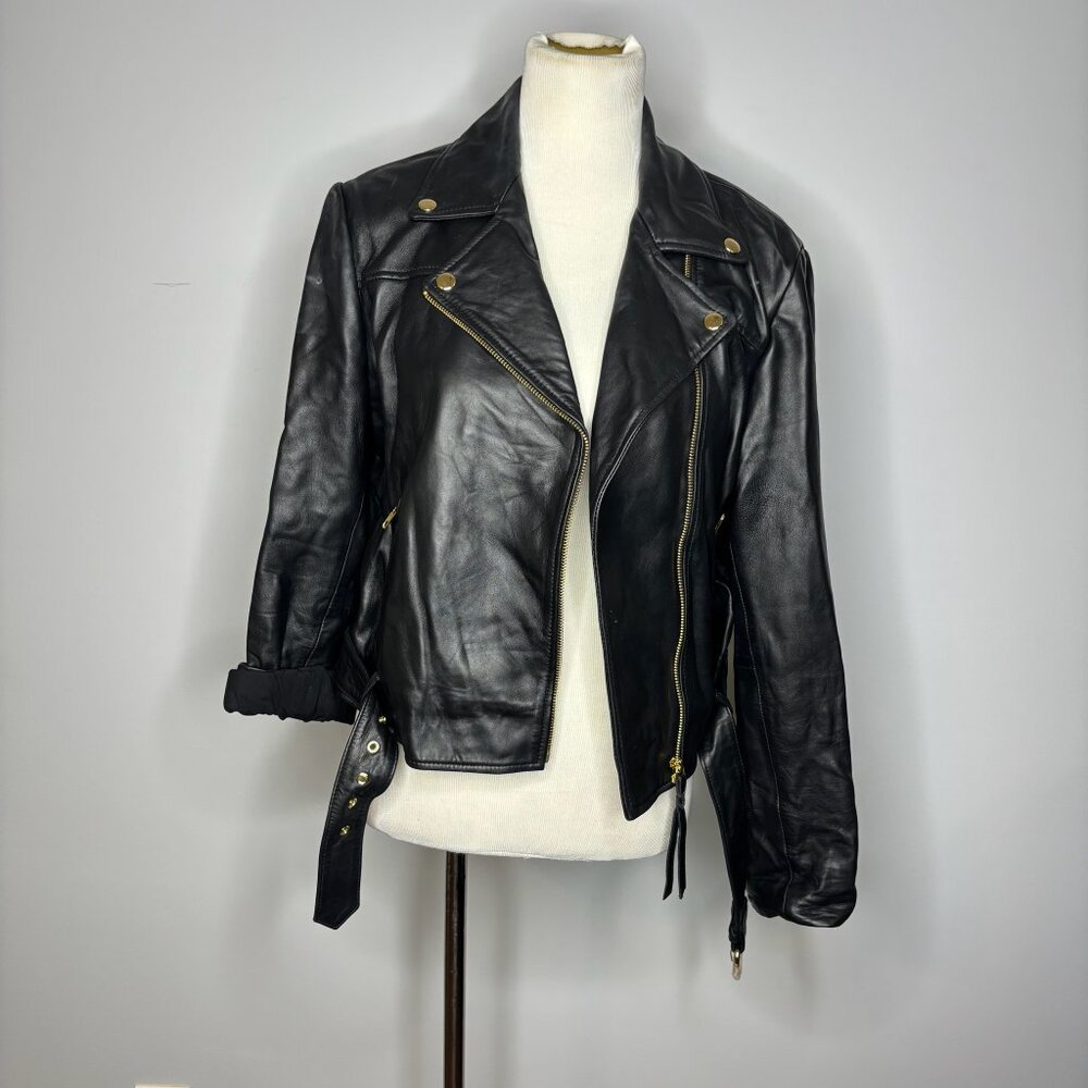Cleobella - Black Baxter Leather Jacket - Picture 6 of 9
